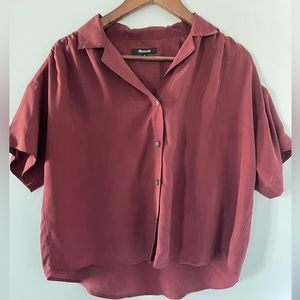 Madewell Silk Camp Shirt